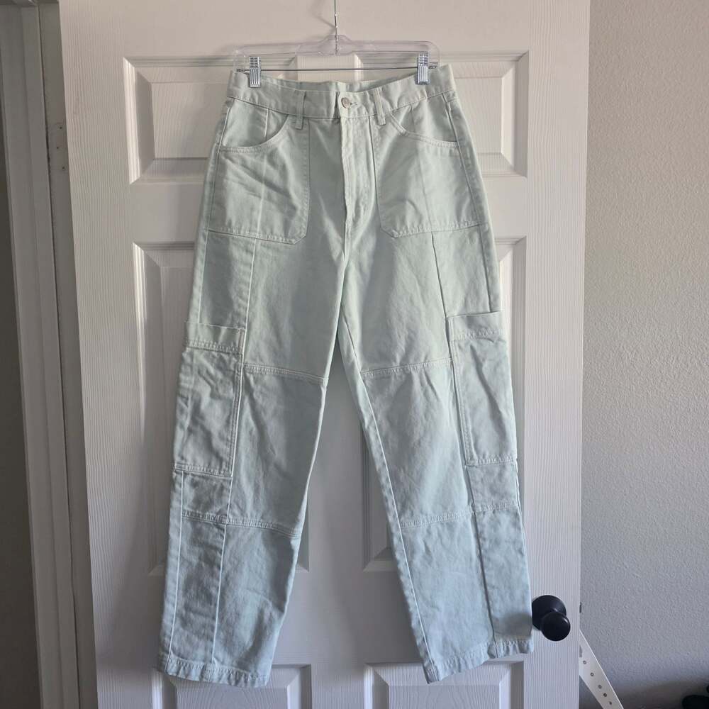 BDG Urban Outfitters Bella Baggy Carpenter Jeans Light Blue Size 30 EUC